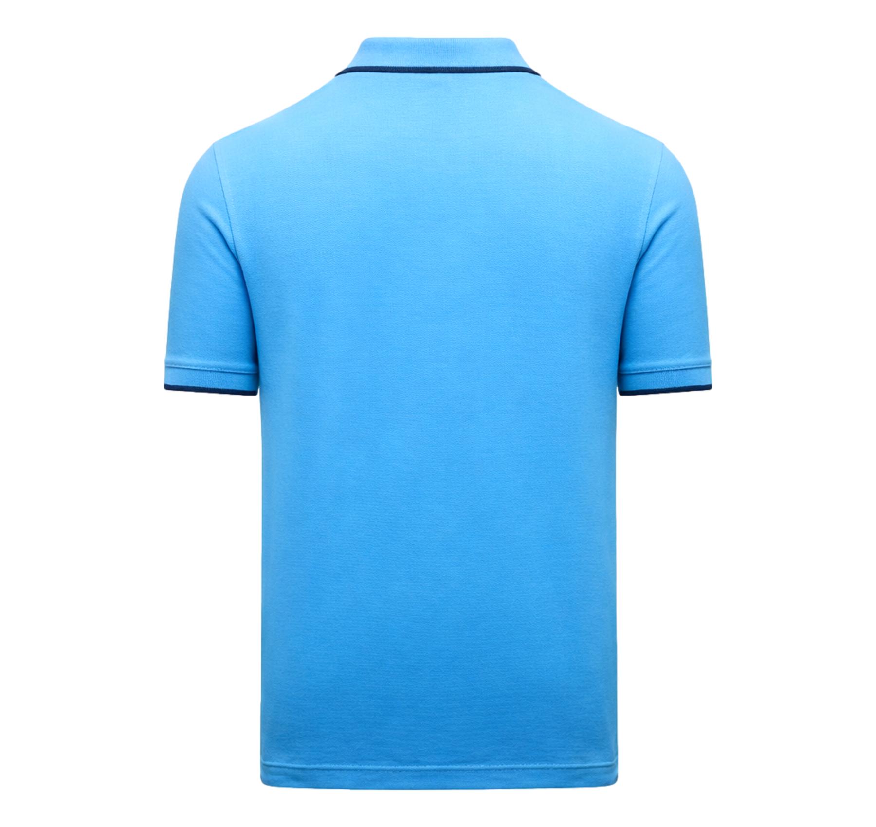 AERONAUTICA MILITARE Polo Uomo In Piqué Di Cotone 261PO1308UP00082 Colore Azzurro