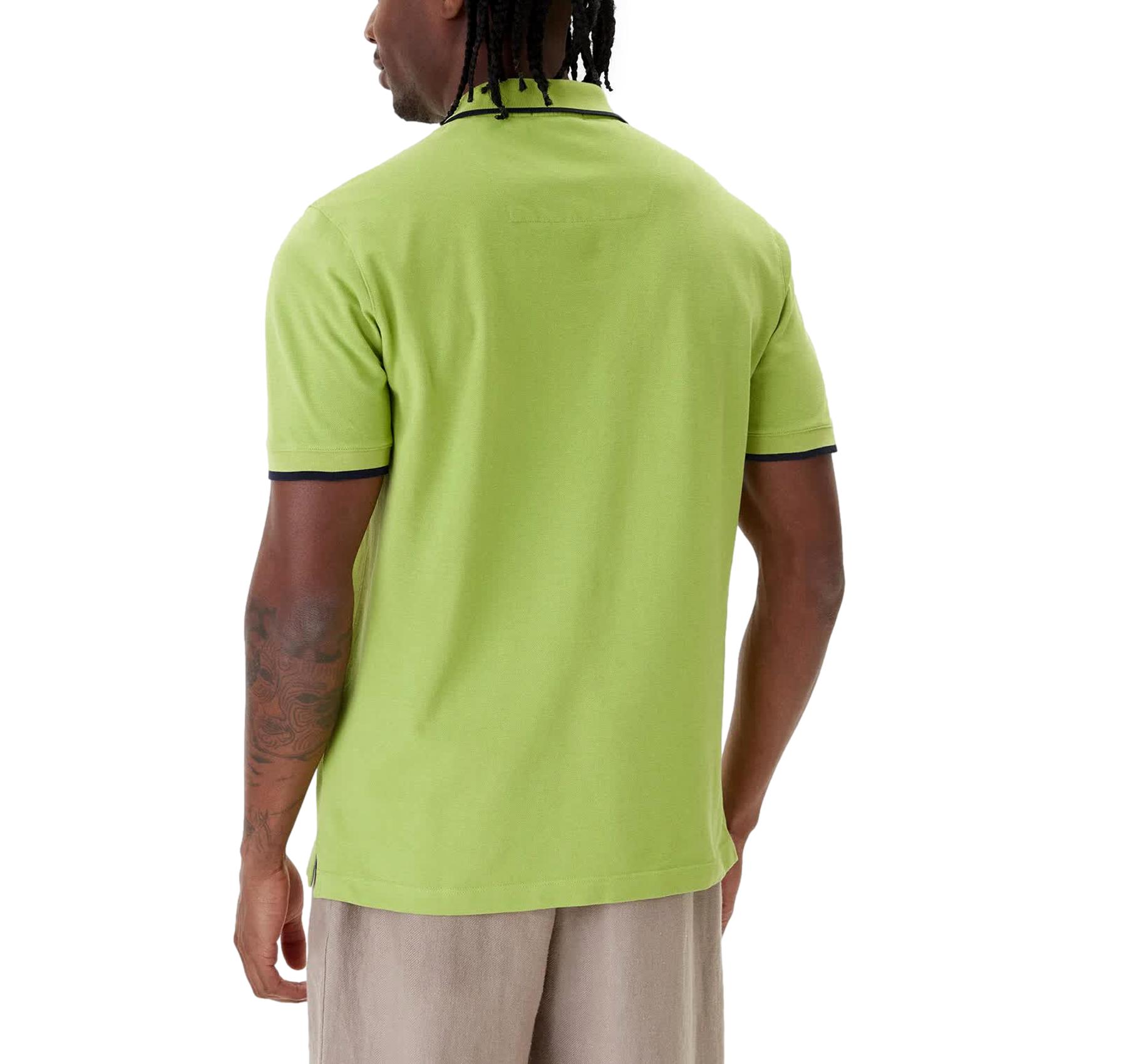 AERONAUTICA MILITARE Polo Uomo In Piqué Di Cotone 261PO1308UP00082 Colore Verde Chiaro