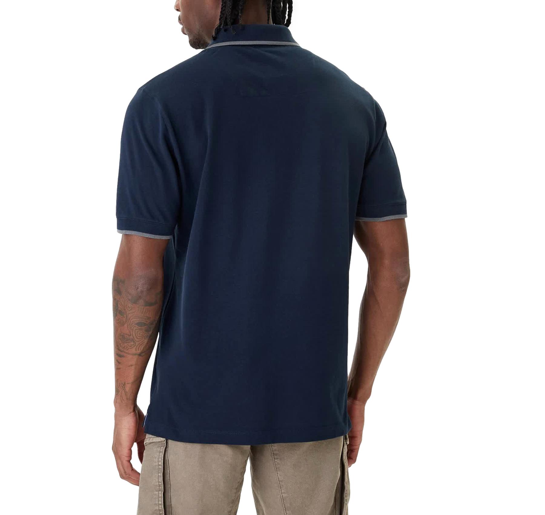 AERONAUTICA MILITARE Polo Uomo In Piqué Di Cotone 261PO1308UP00082 Colore Blu