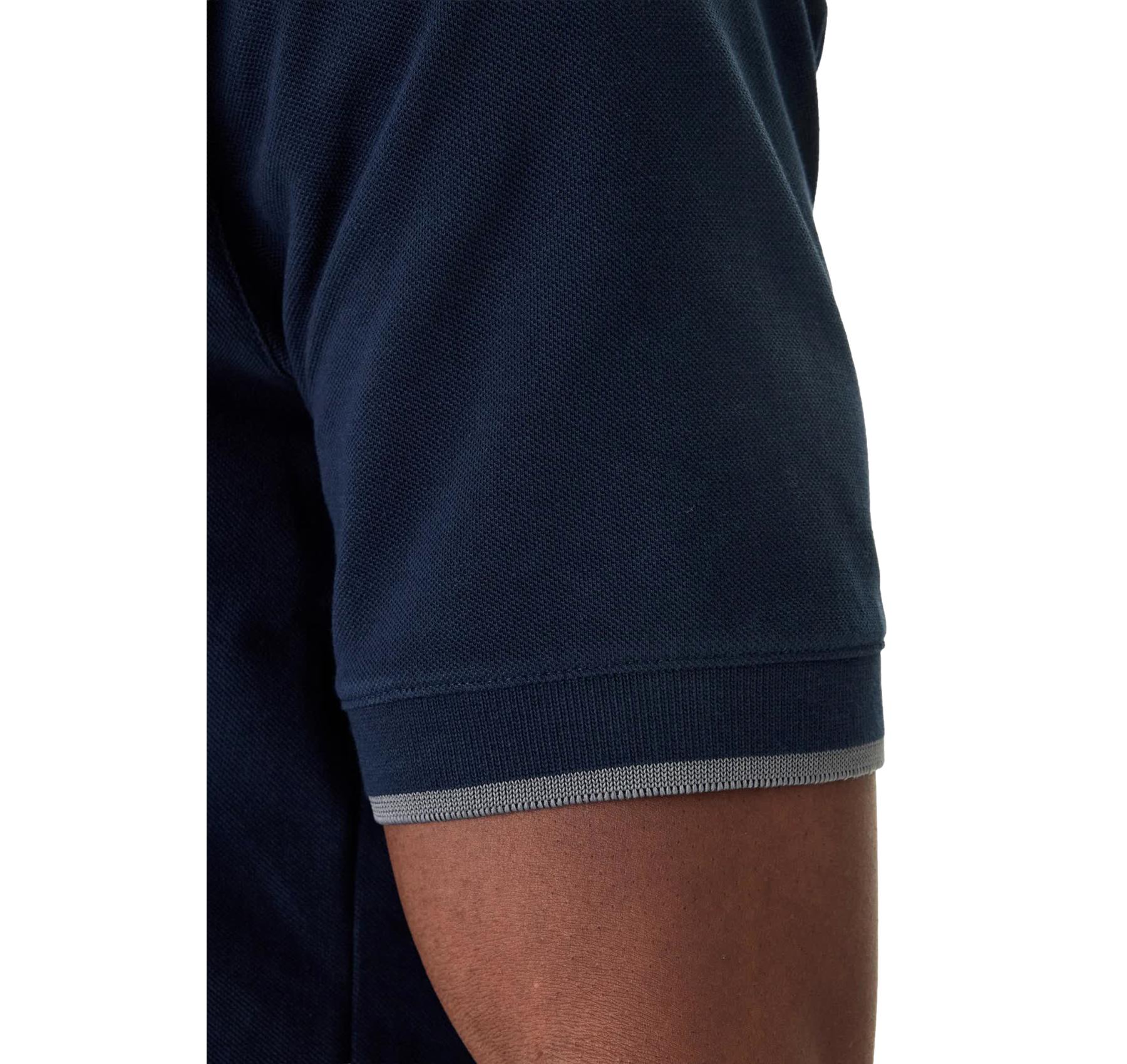 AERONAUTICA MILITARE Polo Uomo In Piqué Di Cotone 261PO1308UP00082 Colore Blu