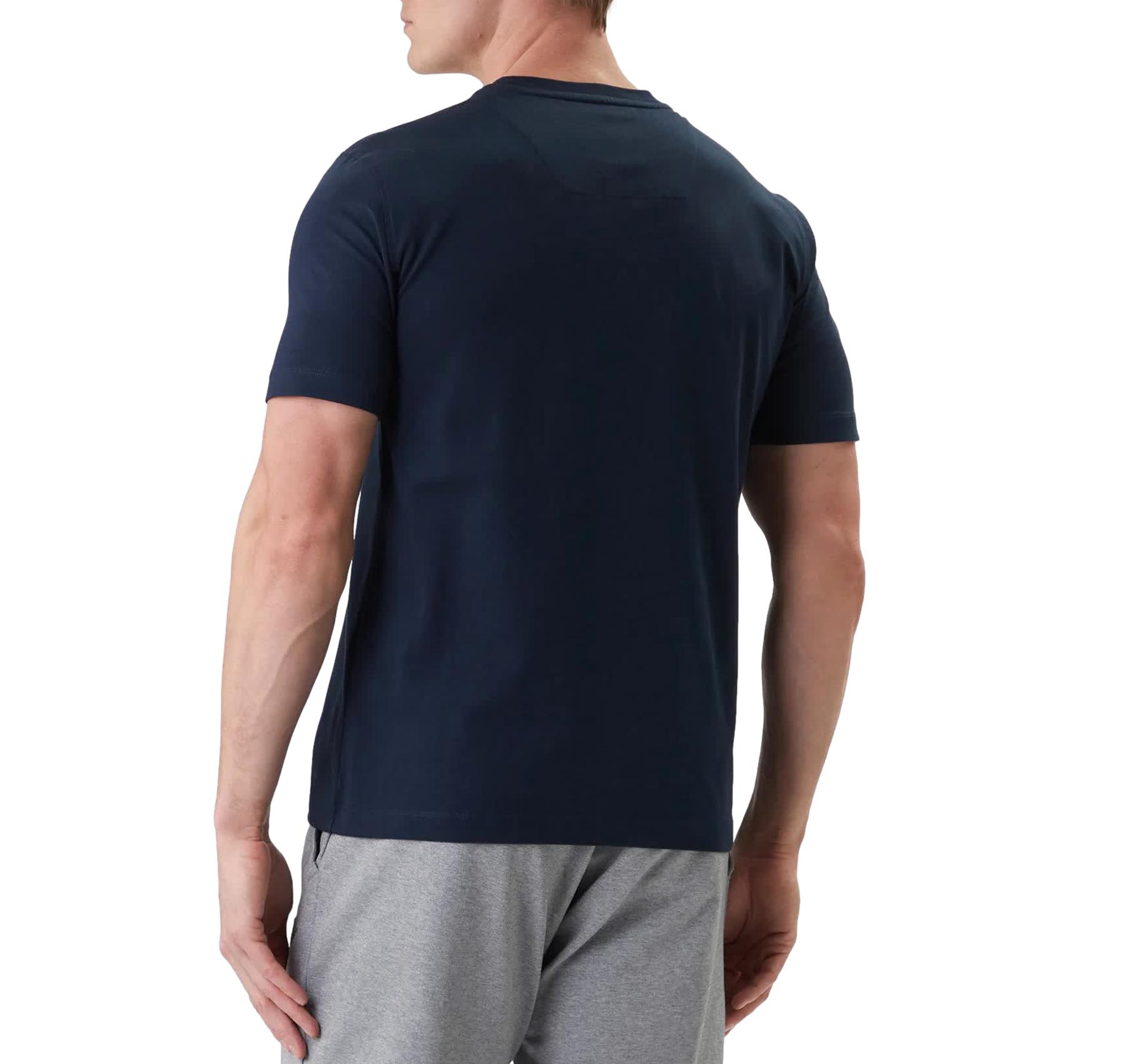 AERONAUTICA MILITARE T Shirt Uomo Girocollo Basica Manica Corta 261TS1580UJ00372 Colore Blu