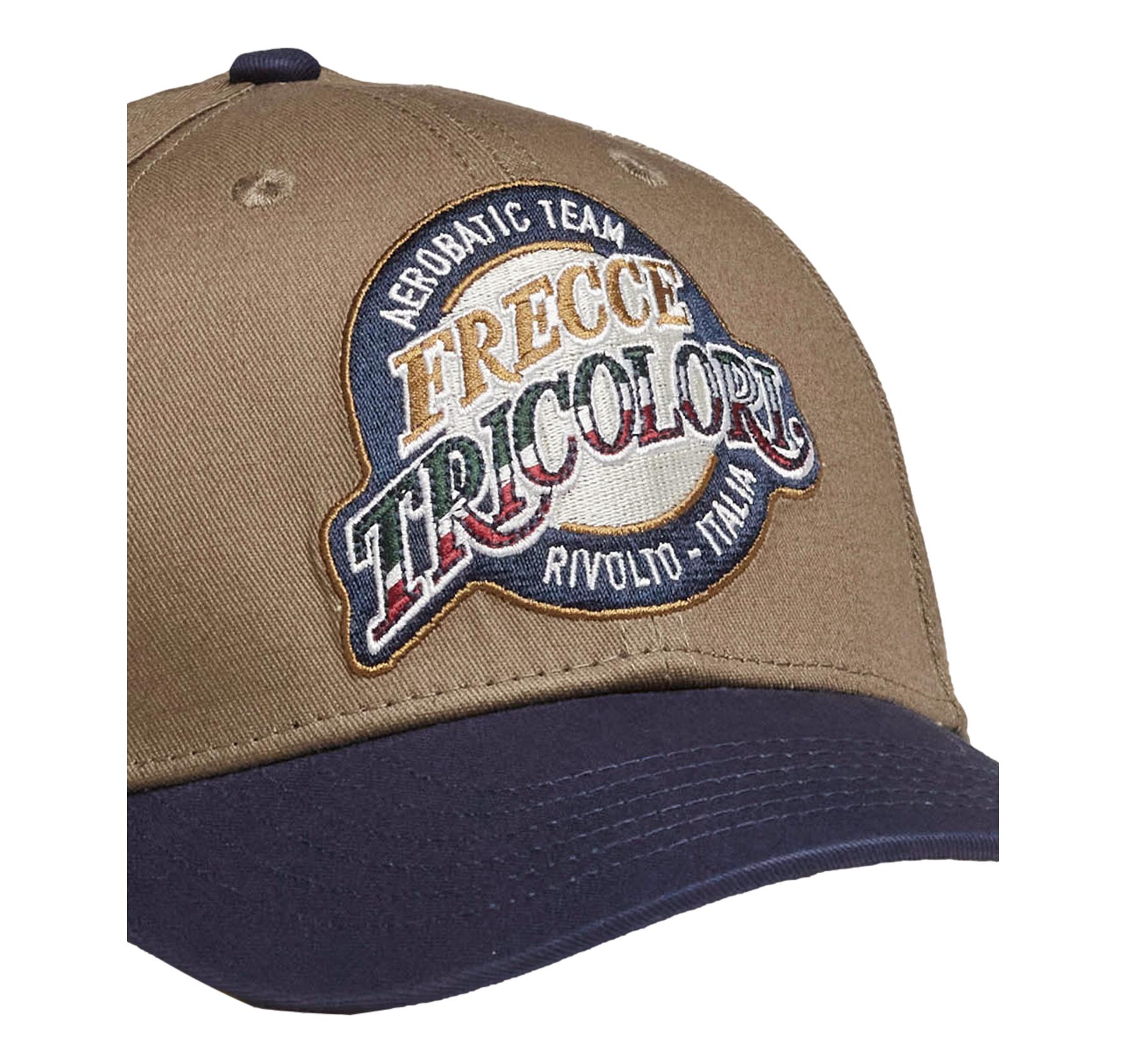 AERONAUTICA MILITARE Cappellino Uomo Color Block Con Ricami 261HA1248UCT03299 Colore Verde Scuro