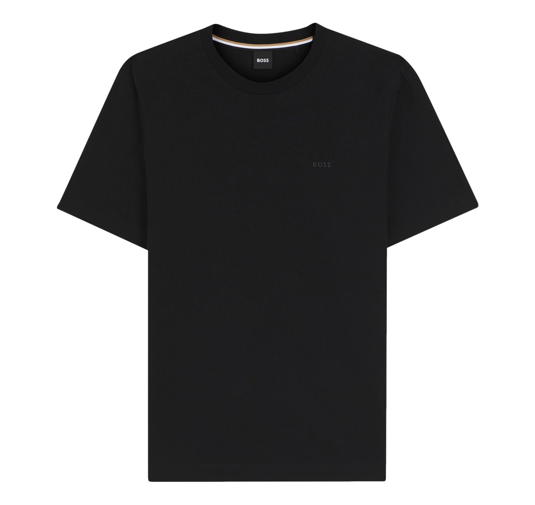 BOSS T Shirt Uomo In Jersey Di Cotone Con Logo Thompson 01 50468347 Colore Nero