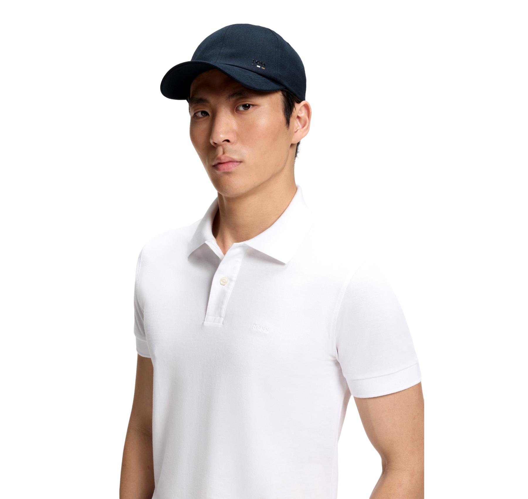 BOSS Cappellino In Twill Di Cotone Con Protezione UPF Zed BOSS Icon 50556435 Colore Blu