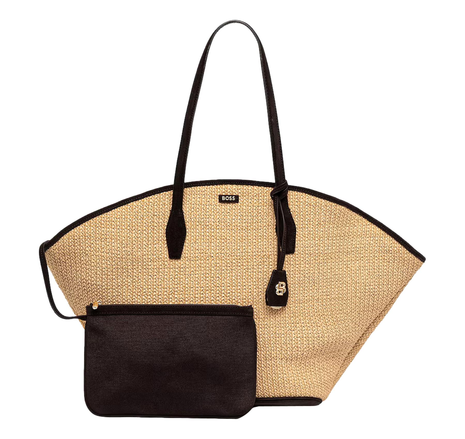 BOSS Borsa Donna Tote Bag In Raffia NUMAH MAXI Tote RF 50563844 Colore Beige