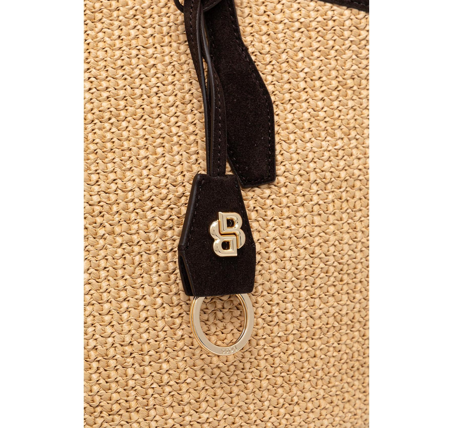 BOSS Borsa Donna Tote Bag In Raffia NUMAH MAXI Tote RF 50563844 Colore Beige