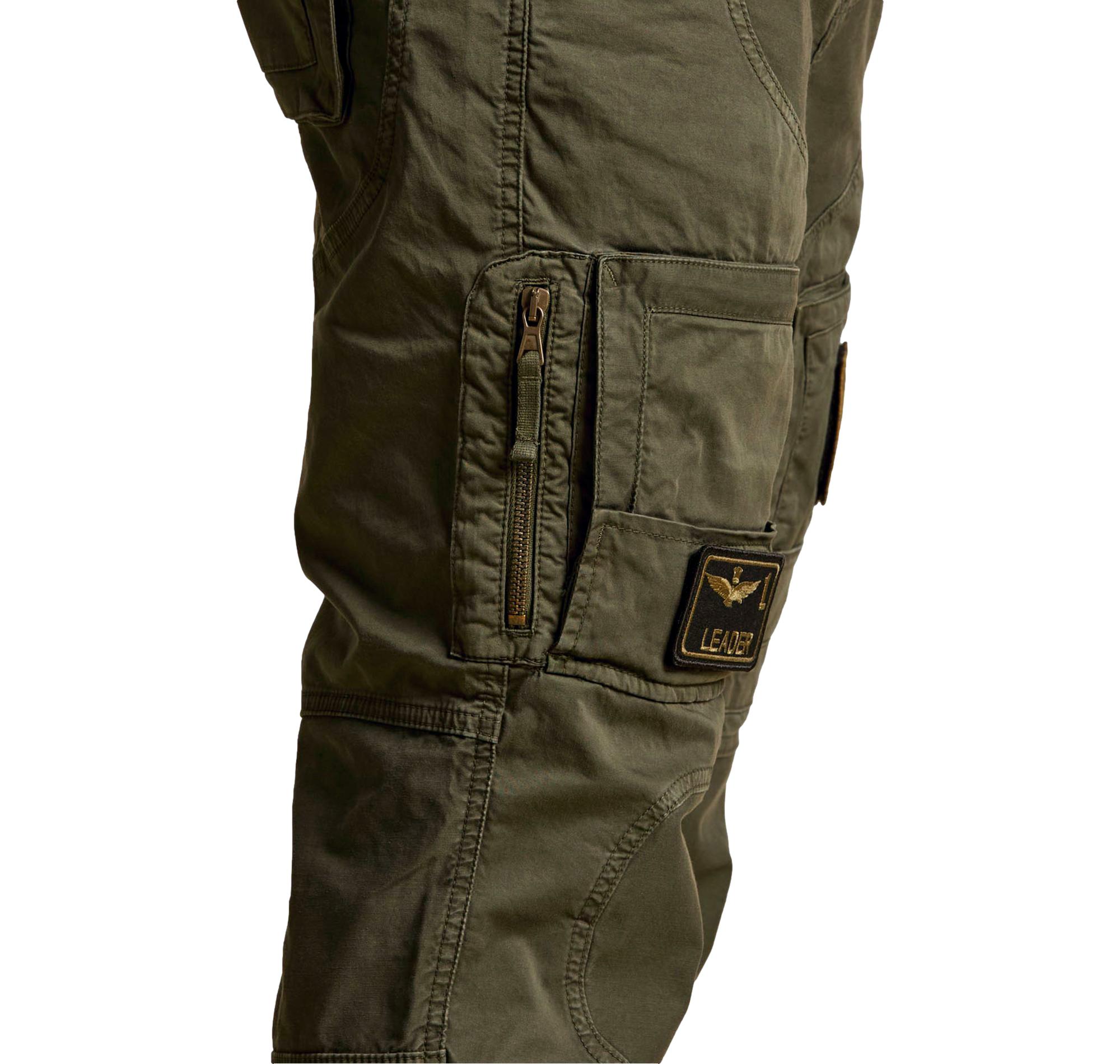 AERONAUTICA MILITARE Pantalone Uomo Anti G In Cotone PA1387UCT01493 Colore Verde Militare