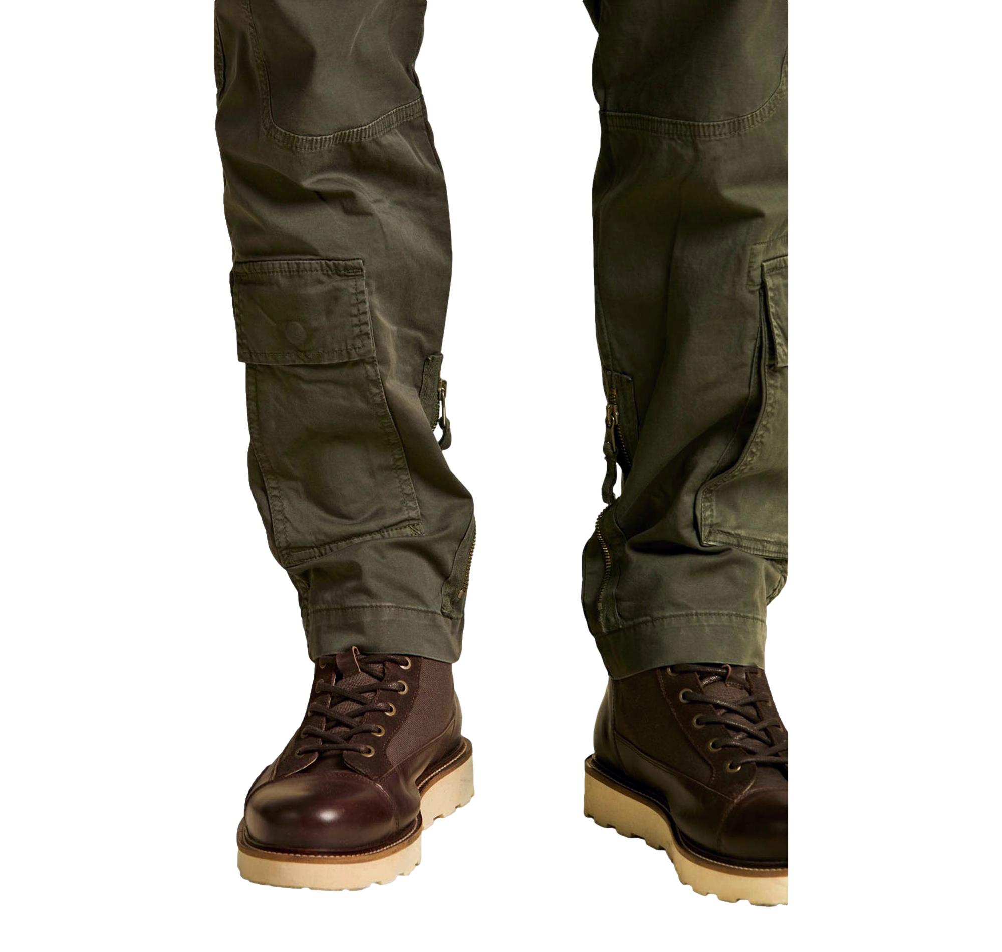 AERONAUTICA MILITARE Pantalone Uomo Anti G In Cotone PA1387UCT01493 Colore Verde Militare