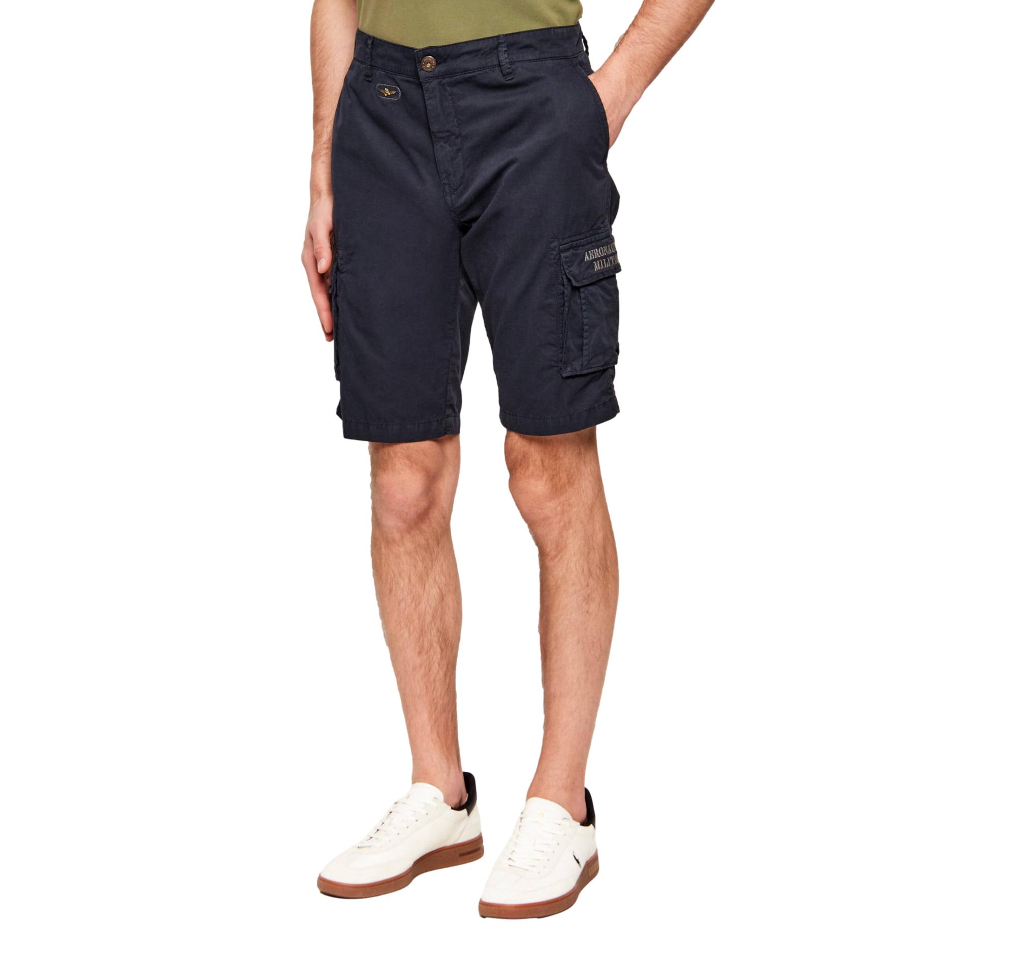 AERONAUTICA MILITARE Bermuda Uomo Cargo BE0066UCT01122 Colore Blu