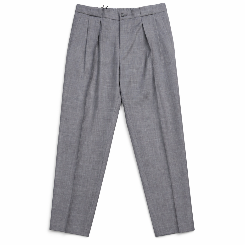 BOSS Pantalone Uomo Relaxed Fit Blu Lana Vergine Lavabile P-PhilC 262 50561975 Grigio