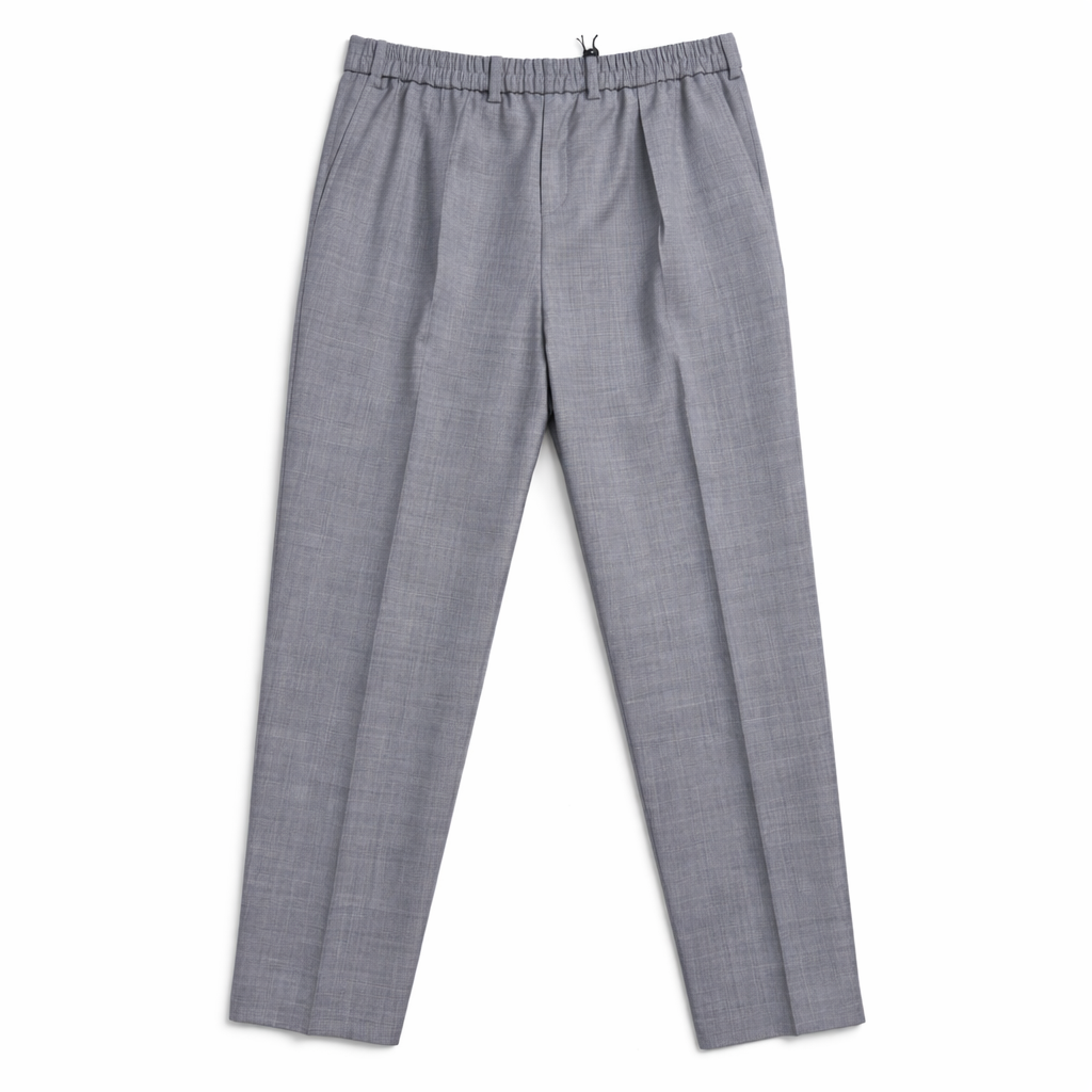 BOSS Pantalone Uomo Relaxed Fit Blu Lana Vergine Lavabile P-PhilC 262 50561975 Grigio