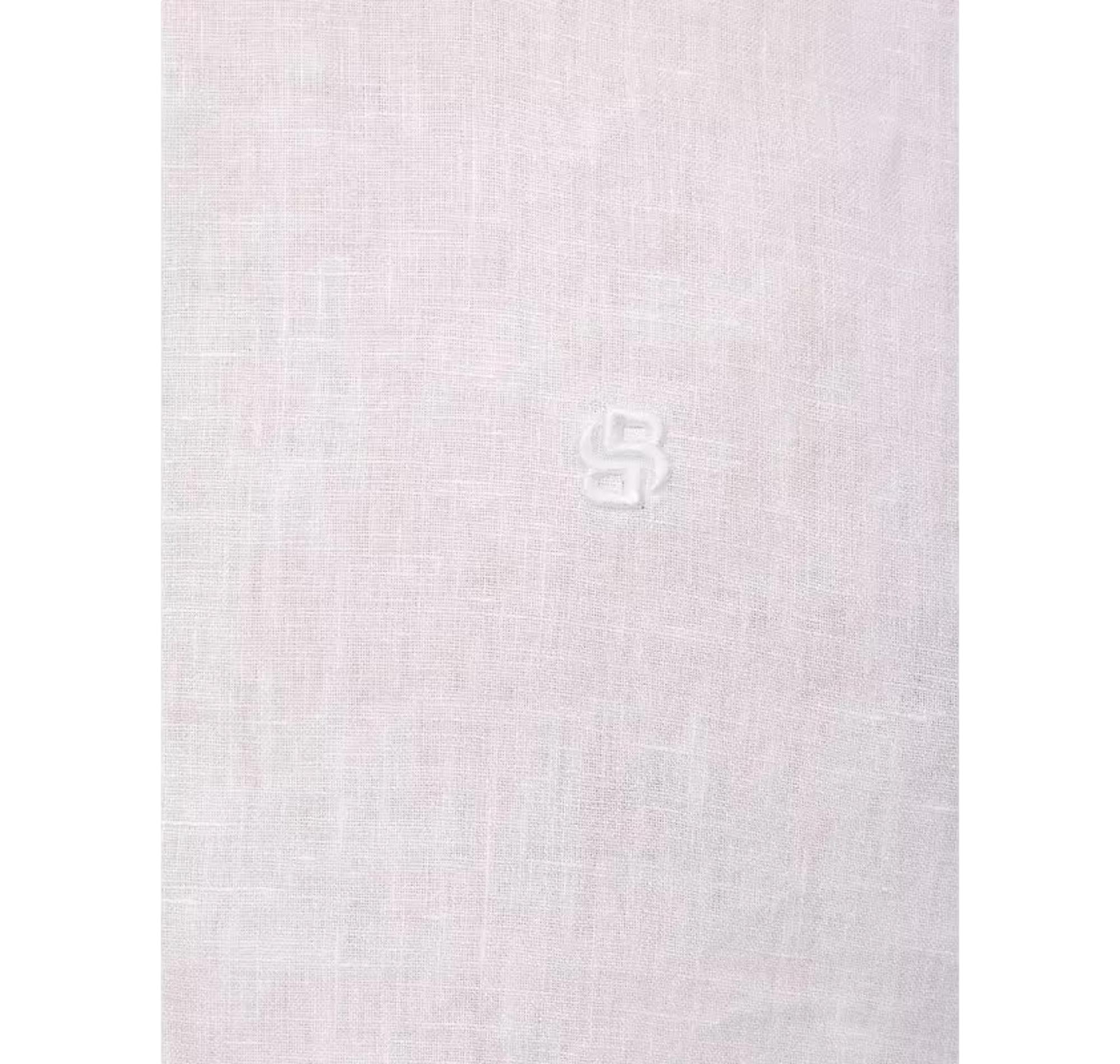 BOSS Camicia Uomo Button Down Regular Fit In Lino H LIAM BD E C1 261 50556077 Colore Bianco