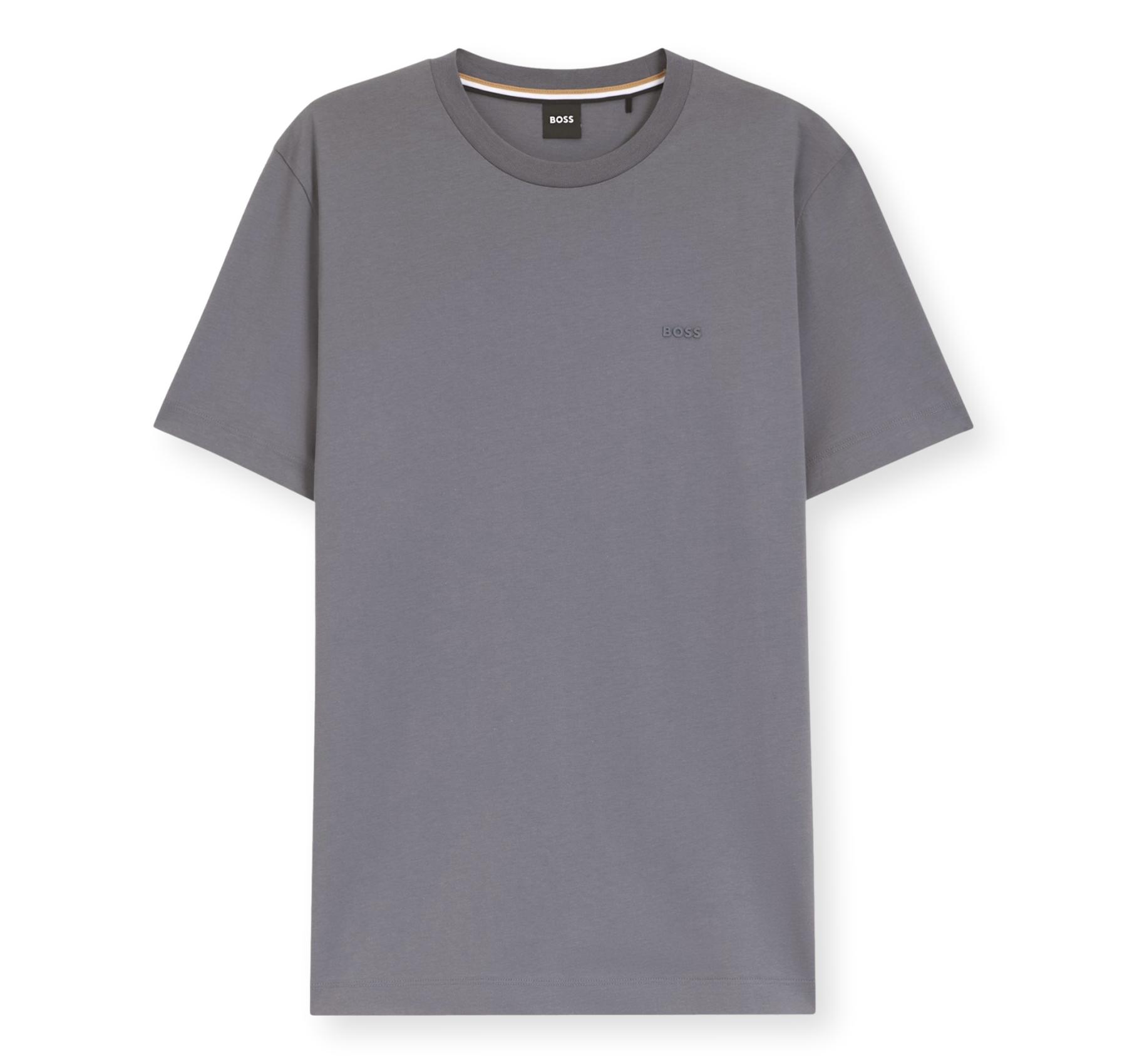 BOSS T Shirt Uomo In Jersey Di Cotone Con Logo Thompson 01 50468347 Colore Grigio