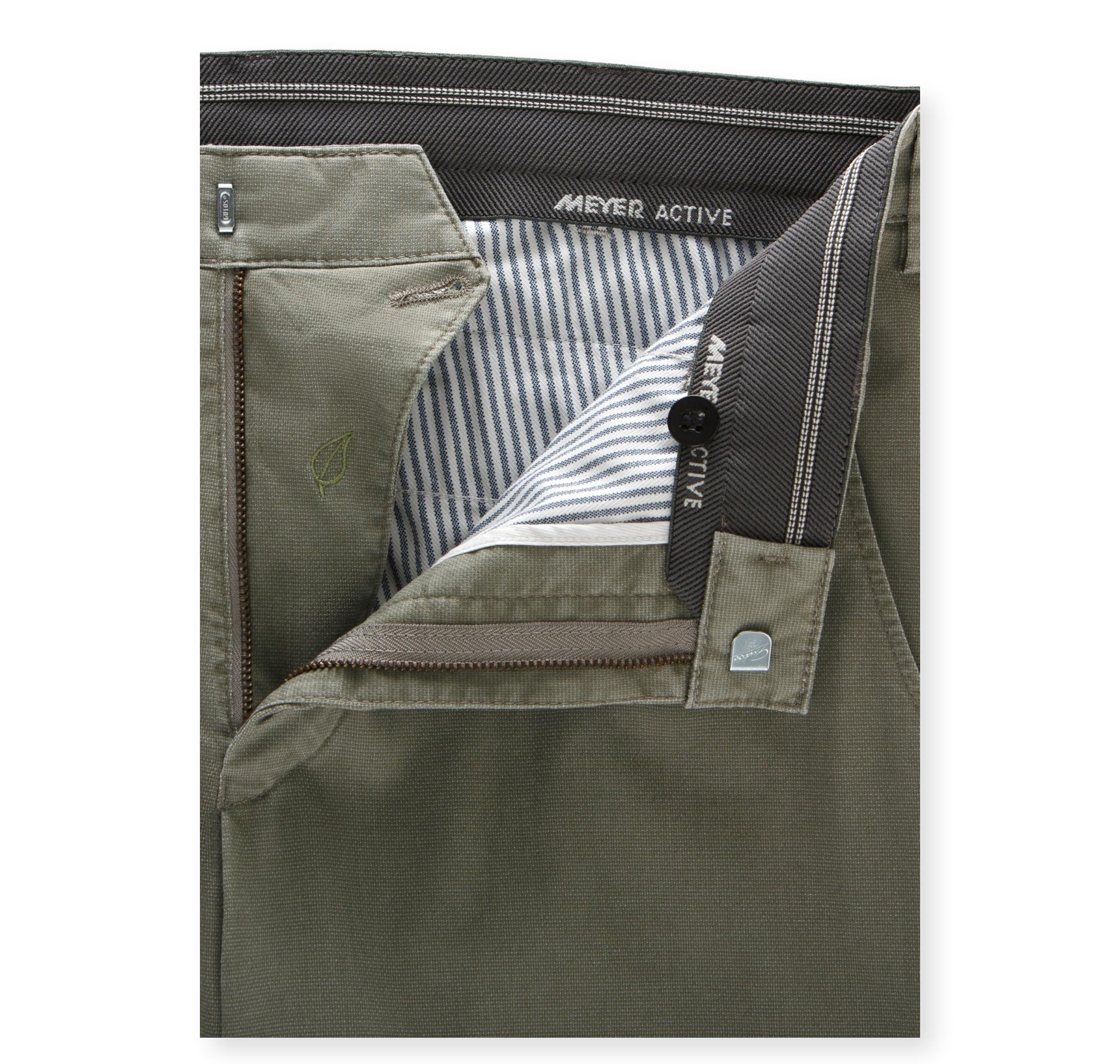 MEYER Pantalone Uomo Coolmax Micro Bonn 1-8121/24  Colore Verde Oliva