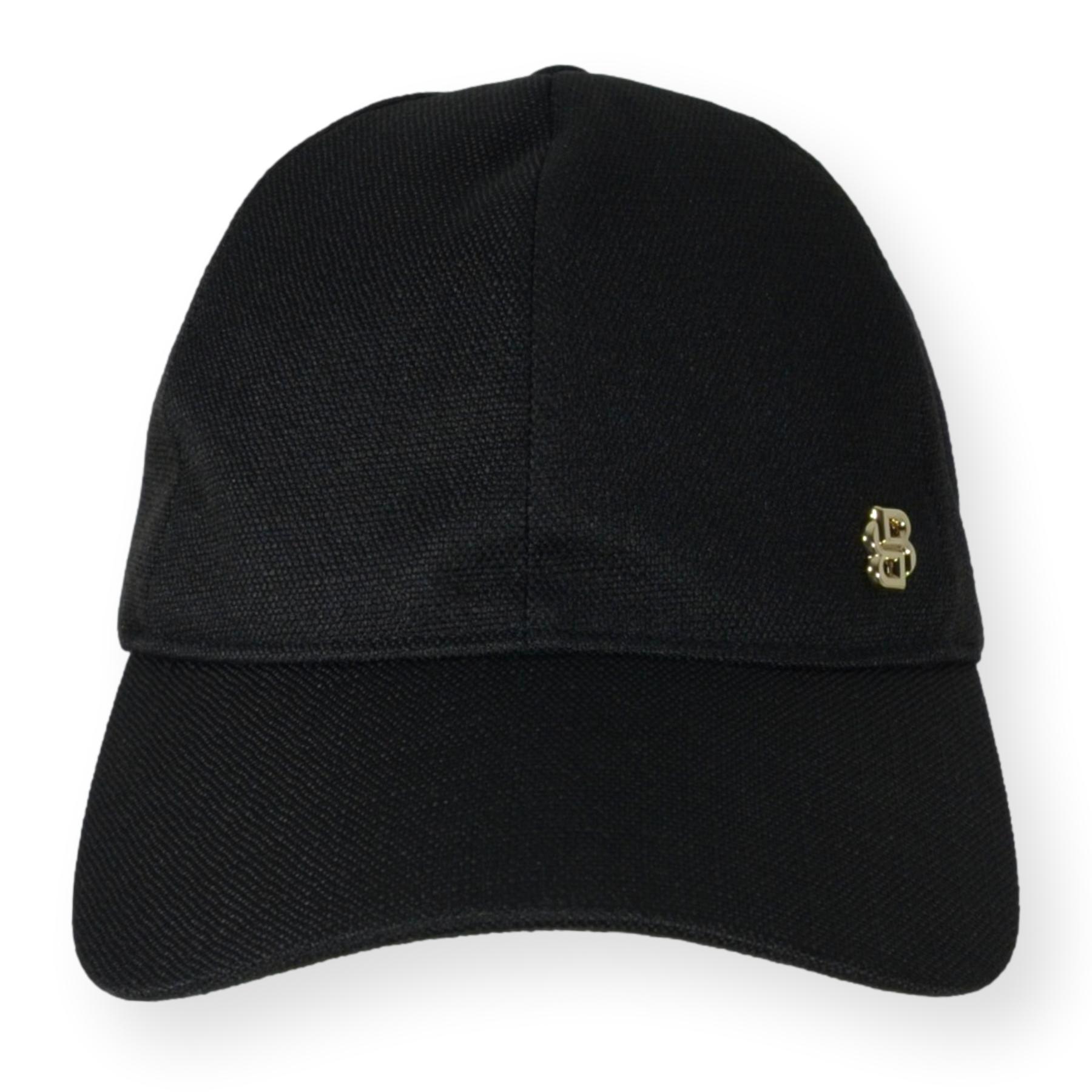 BOSS Cappellino Donna In Twill Di Cotone Con Logo In Metallo Regolabile Ari FB 50560412 Colore Nero