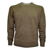 LA BOTTEGA DEL CASHMERE Maglia Uomo In Puro Cashmere Colore Beige