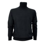 CASHMERE COMPANY Maglia Uomo Dolcevita 99 IU204914 Cashmere e Lana Colore Nero