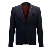 HUGO BOSS Giacca slim fit in tessuto melange Basko_BS  50371962