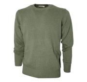 CASHMERE COMPANY Maglia Uomo Girocollo Lana e Cashmere 1227 1527 IU901 Colore Verde
