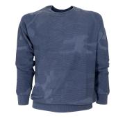 AERONAUTICA MILITARE Maglia Uomo Cotone Camouflage MA1500 Colore Blu