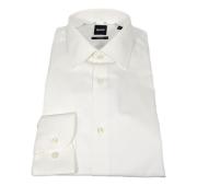 BOSS Camicia Uomo Slim Fit Tessuto Lavorato H-Hank-Kent 50512899 Colore Bianco