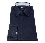 BOSS Camicia Uomo Slim Fit In Popelin Di Cotone Facile Stiro Modello 50512842 Colore Blu