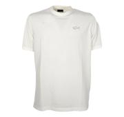 PAUL & SHARK T-Shirt Uomo Con Reflex Shark 24411095 Colore Bianco