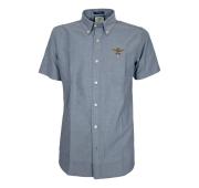 AERONAUTICA MILITARE Camicia Uomo Manica Corta CA1243 Colore Blu Oxford