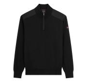 PAUL SHARK YACHTING Pull Mezza Zip Con Toppe Modello C0P1028 011 Colore Nero