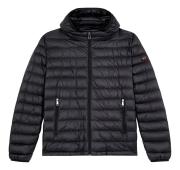 PAUL SHARK Giubotto Uomo In Piuma Ultralight Con Cappuccio Staccabile C0P2008 Colore Nero