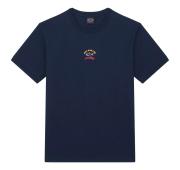 PAUL SHARK T Shirt C0P1096 in cotone organico con logo Colore Blu