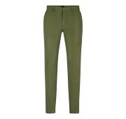 BOSS Chino Slim fit in Gabardine di Cotone Elasticizzato Modello Kaito1 50487966 Colore Verde