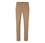 BOSS Chino Slim fit in Gabardine di Cotone Elasticizzato Modello Kaito1 50487966 Beige