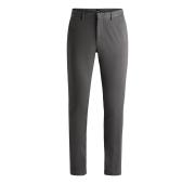 BOSS Pantalone Uomo Chino Slim Fit in Cotone Elasticizzato 50487966 Grigio