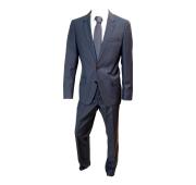 HUGO Abito Uomo C-huge1/C-genius Quadretto Lana 50309871 Colore Blu