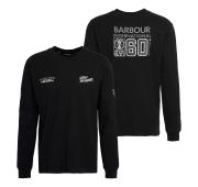 BARBOUR International T-shirt Steve McQueen Anniversario MTS1375BK11 Classic Black