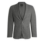 BOSS Giacca Slim Fit in Flanella Elasticizzata Modello P-Hanry-244 50527923 Colore Grigio