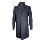 BOSS Cappotto Slim Fit Interno Rimovibile Zip Modello H-Hyde-Bib-234 50528177 Colore Blu