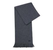 BOSS Sciarpa in Lana Vergine Lavorazione Raschel Modello Albas 50495340 Colore Grigio