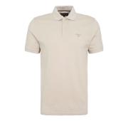 BARBOUR Polo Uomo Lightweight Sports Polo Shirt MML1367BE12 Colore Beige Chiaro