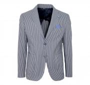 ALESSANDRO GILLES Giacca Uomo Taglia 50 Riga Slim Fit G2DE Made In Italy
