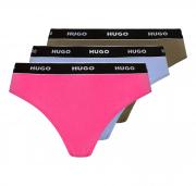 HUGO Slip Donna In Cotone Elasticizzato Confezione da Tre 50469657 Multicolor