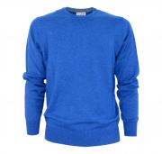 CASHMERE COMPANY Maglia 1512 IU203901 Cashmere Lana Seta SLIM FIT Bluett