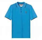AERONAUTICA MILITARE Polo Basica in Cotone a Manica Corta PO1308 Colore Celeste