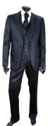 MAESTRAMI Abito Cerimonia UomoCompleto 4 Pezzi Blu Lame' Taglia 50