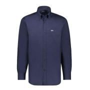 PAUL SHARK Camicia in cotone popeline button down Colore Blu C0P3001