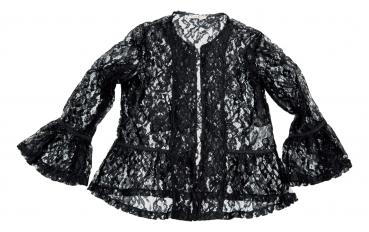 LISA KOTT SPOLVERINO IN PIZZO DONNA 05154 COLORE NERO LINEA 