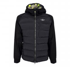 AERONAUTICA MILITARE Giacca Active con Felpa Cappuccio AF446 Colore Nero