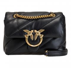 PINKO Borsa Donna Love Puff Mini Sheep Nappa 100039 Z99Q Colore Nero