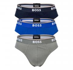 BOSS Slip Cotone Elasticizzato Elastico Logo Confezione Da Tre 50489611 02